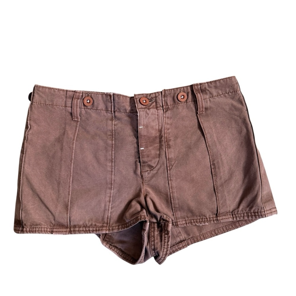 BNWOT Free People Brown Micro Shorts - Picture 2 of 15